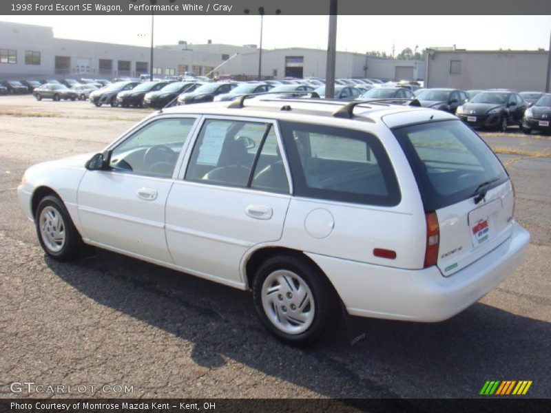 Performance White / Gray 1998 Ford Escort SE Wagon