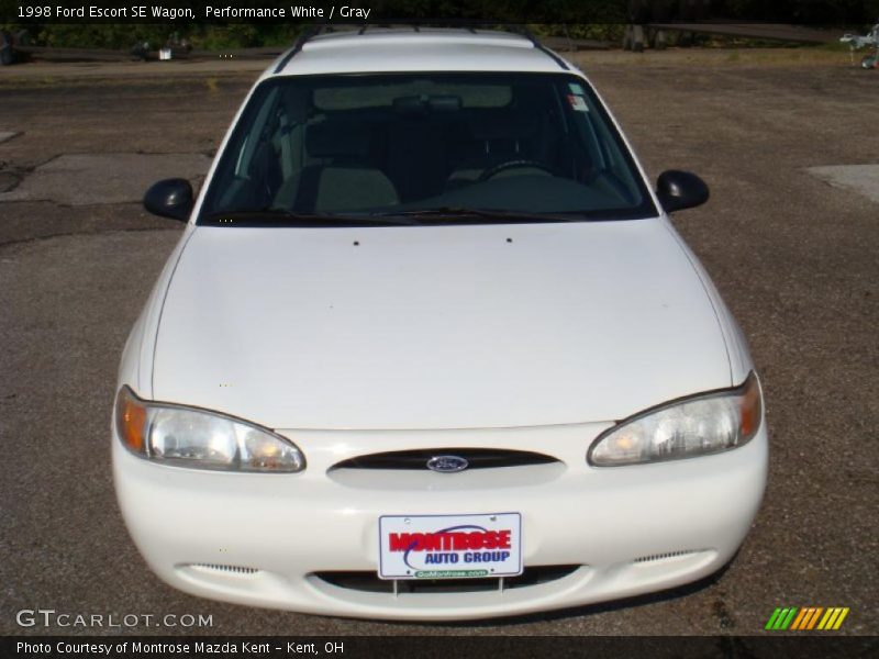 Performance White / Gray 1998 Ford Escort SE Wagon