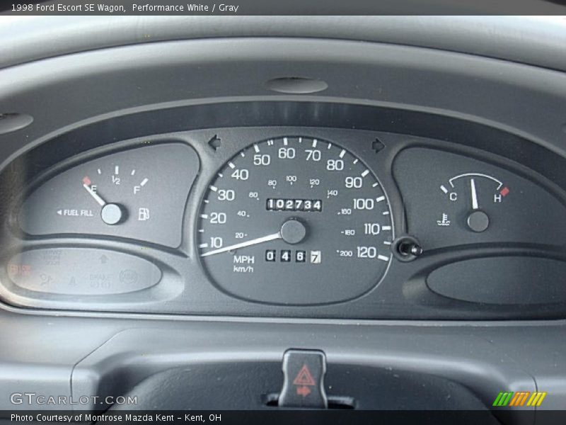 Performance White / Gray 1998 Ford Escort SE Wagon