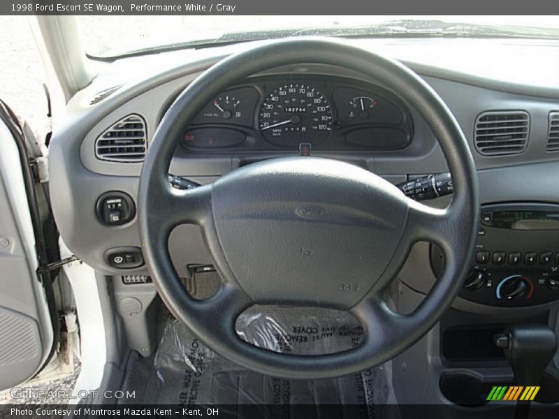 Performance White / Gray 1998 Ford Escort SE Wagon