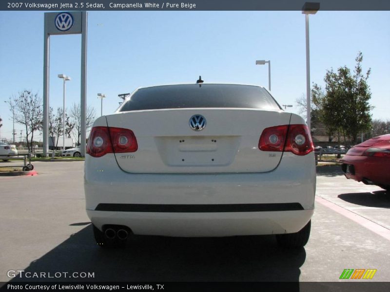 Campanella White / Pure Beige 2007 Volkswagen Jetta 2.5 Sedan