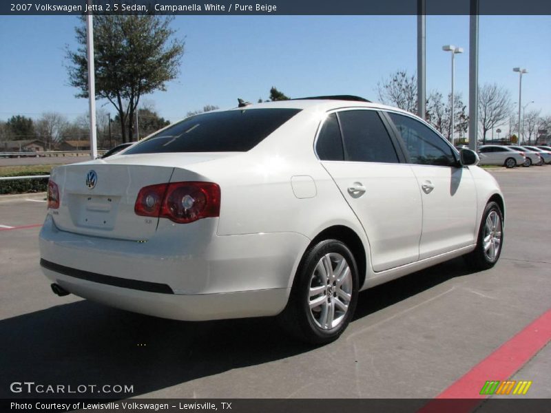 Campanella White / Pure Beige 2007 Volkswagen Jetta 2.5 Sedan
