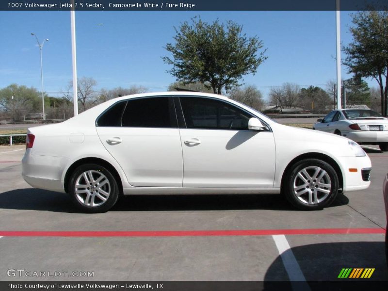 Campanella White / Pure Beige 2007 Volkswagen Jetta 2.5 Sedan