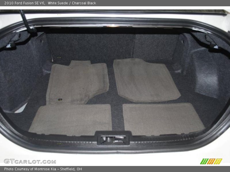 White Suede / Charcoal Black 2010 Ford Fusion SE V6