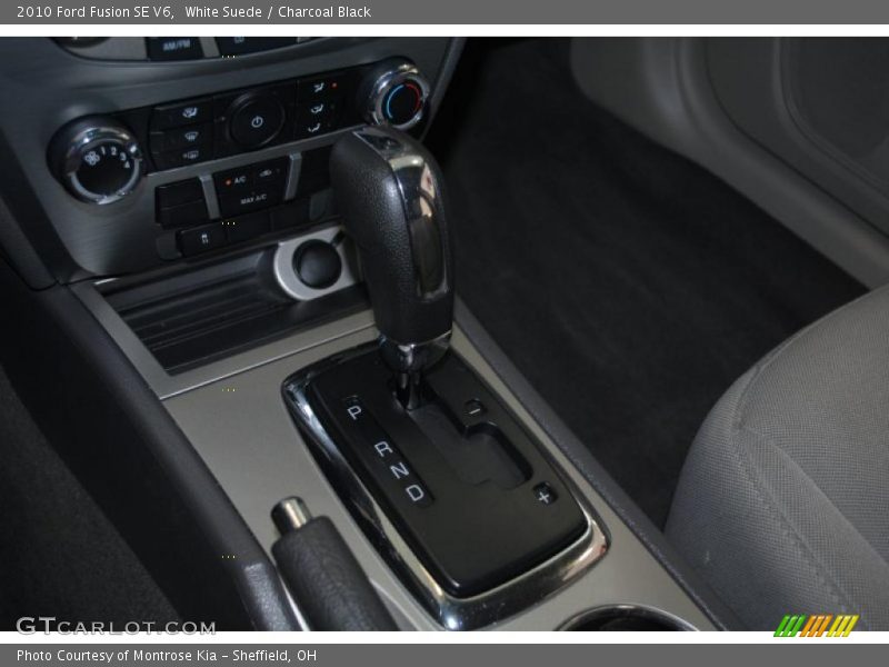 White Suede / Charcoal Black 2010 Ford Fusion SE V6