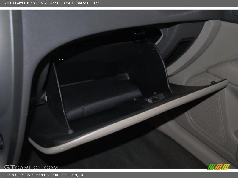 White Suede / Charcoal Black 2010 Ford Fusion SE V6