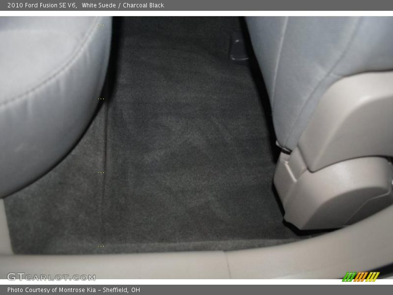 White Suede / Charcoal Black 2010 Ford Fusion SE V6