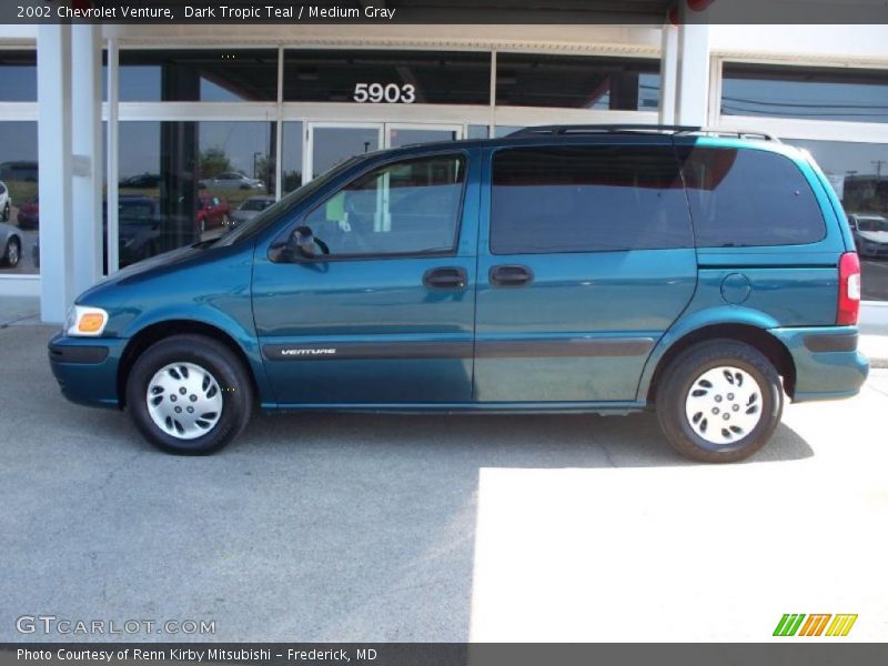 Dark Tropic Teal / Medium Gray 2002 Chevrolet Venture
