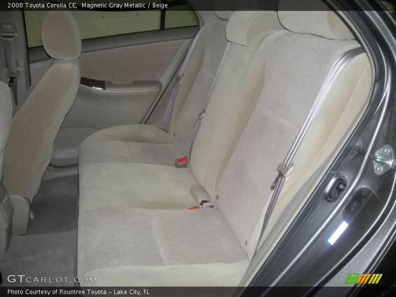 Magnetic Gray Metallic / Beige 2008 Toyota Corolla CE