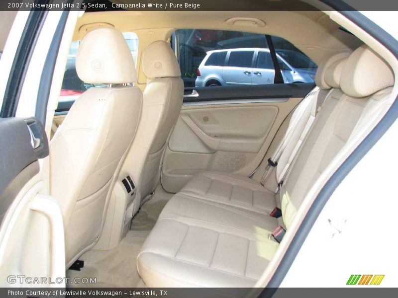 Campanella White / Pure Beige 2007 Volkswagen Jetta 2.5 Sedan