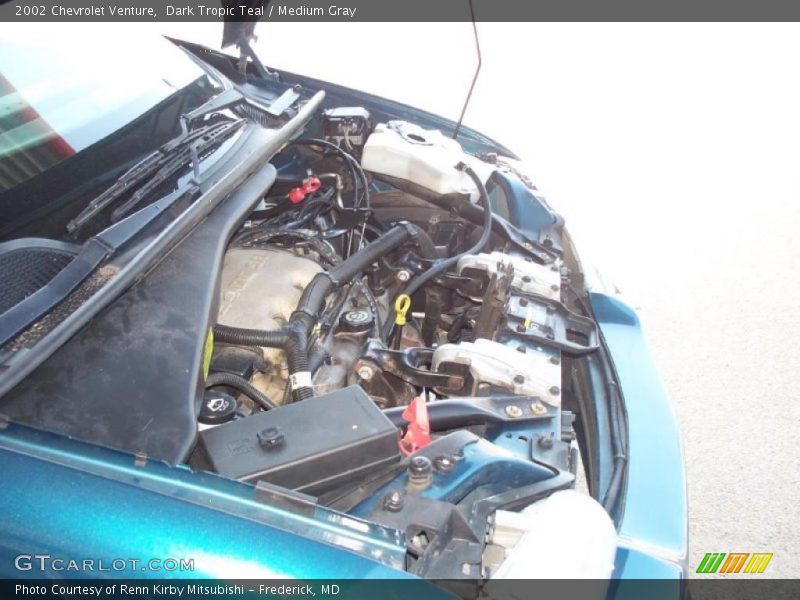 Dark Tropic Teal / Medium Gray 2002 Chevrolet Venture