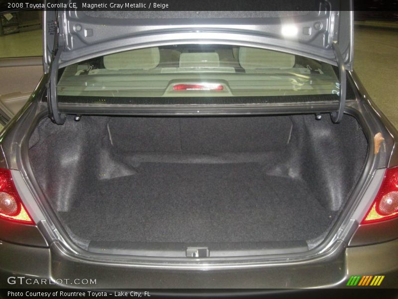  2008 Corolla CE Trunk