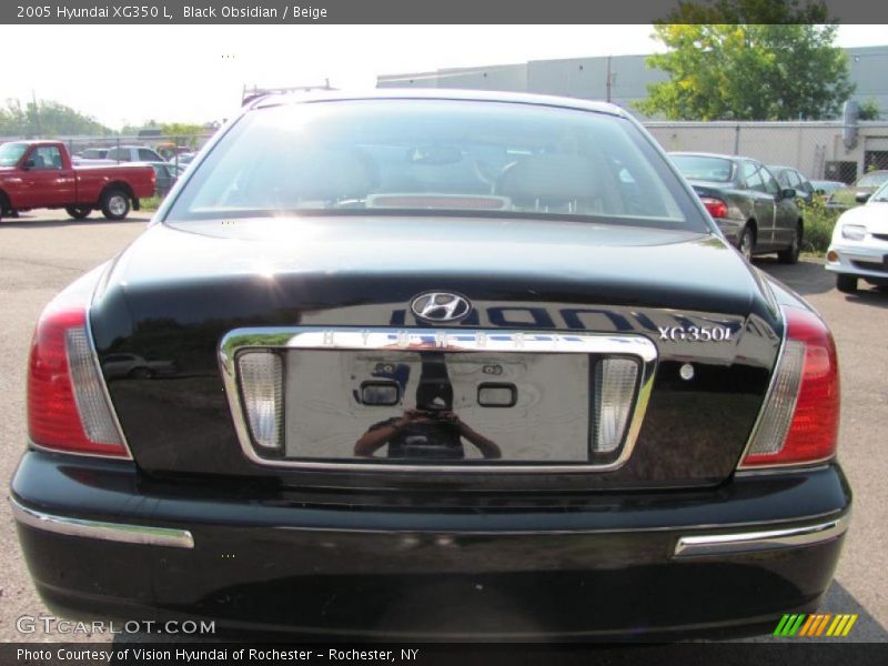 Black Obsidian / Beige 2005 Hyundai XG350 L