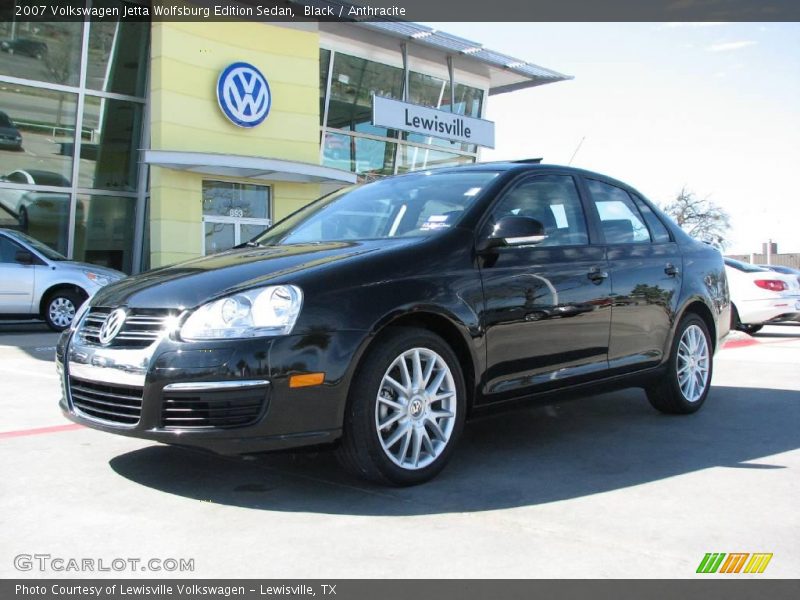 Black / Anthracite 2007 Volkswagen Jetta Wolfsburg Edition Sedan