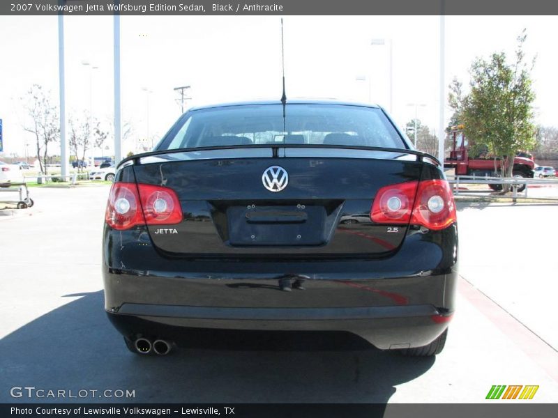 Black / Anthracite 2007 Volkswagen Jetta Wolfsburg Edition Sedan