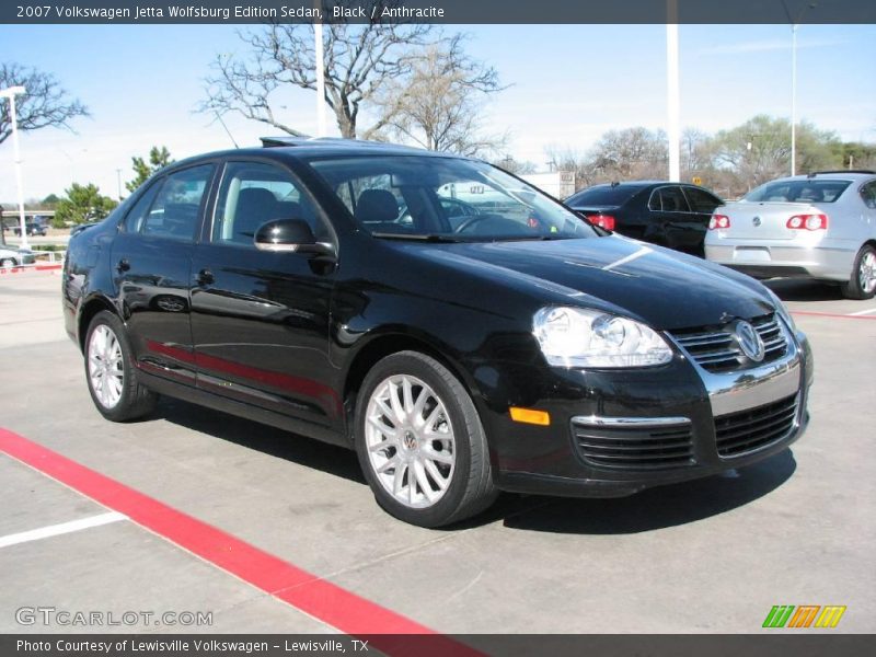 Black / Anthracite 2007 Volkswagen Jetta Wolfsburg Edition Sedan