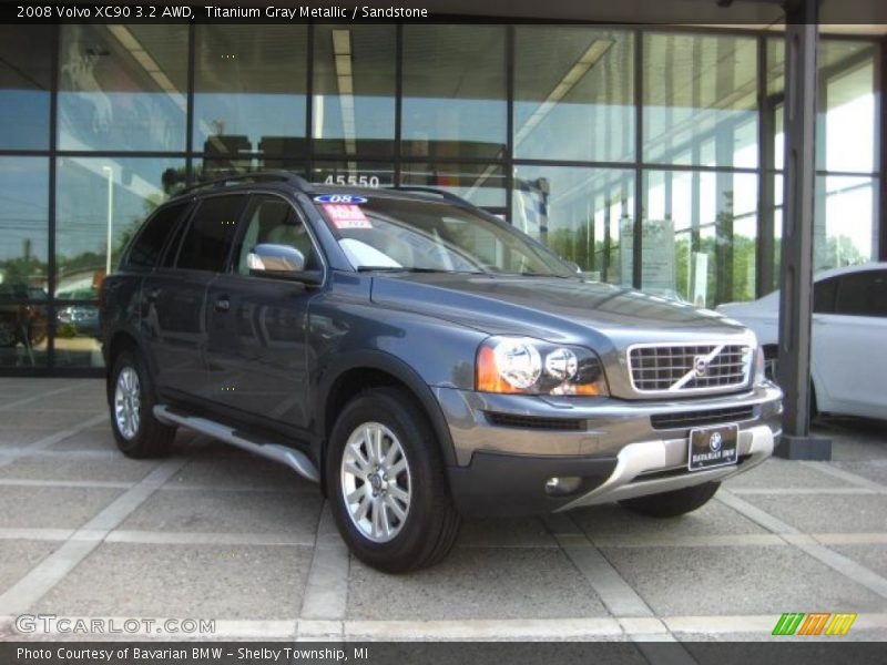 Titanium Gray Metallic / Sandstone 2008 Volvo XC90 3.2 AWD