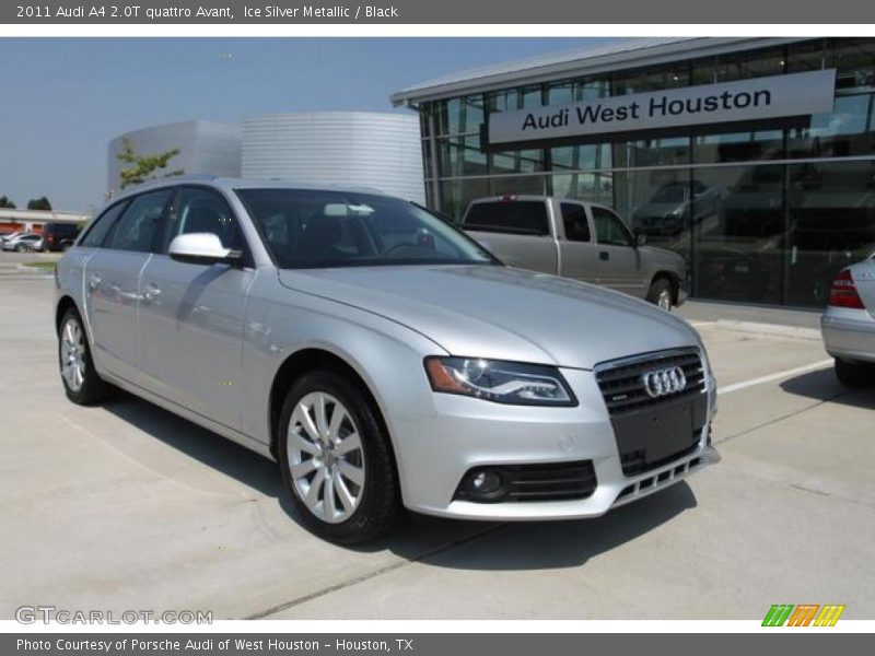 Ice Silver Metallic / Black 2011 Audi A4 2.0T quattro Avant