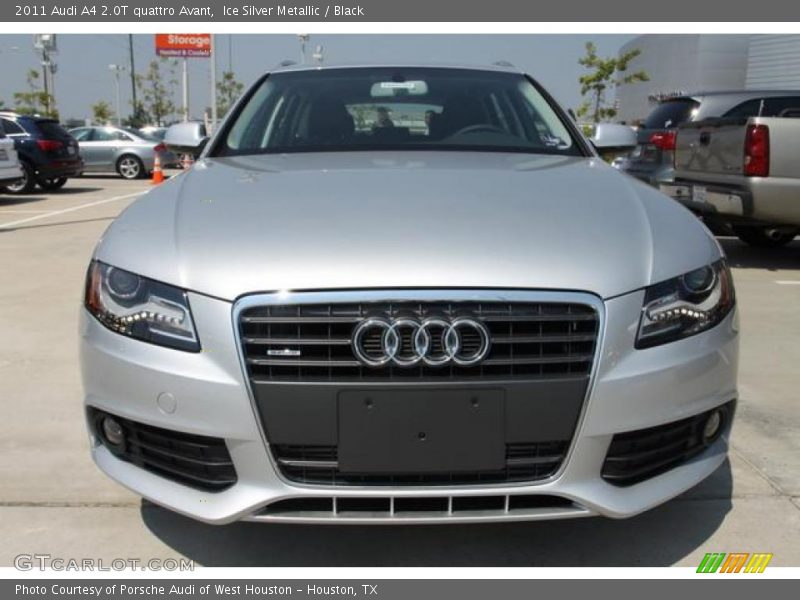 Ice Silver Metallic / Black 2011 Audi A4 2.0T quattro Avant