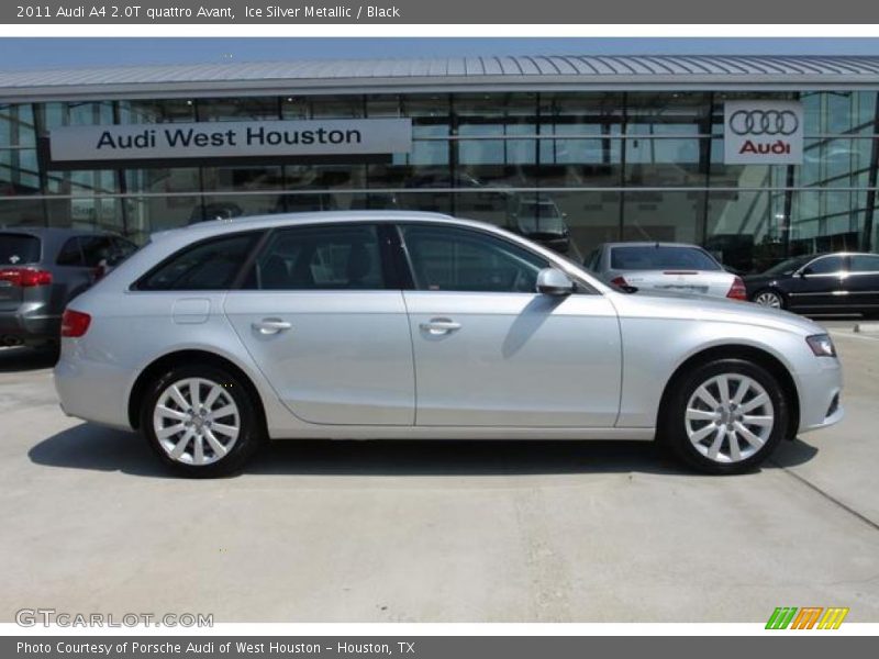 Ice Silver Metallic / Black 2011 Audi A4 2.0T quattro Avant