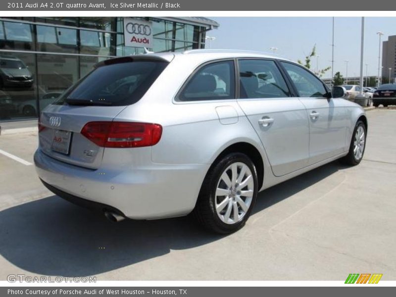 Ice Silver Metallic / Black 2011 Audi A4 2.0T quattro Avant