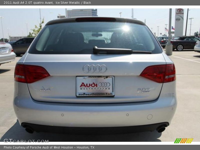 Ice Silver Metallic / Black 2011 Audi A4 2.0T quattro Avant