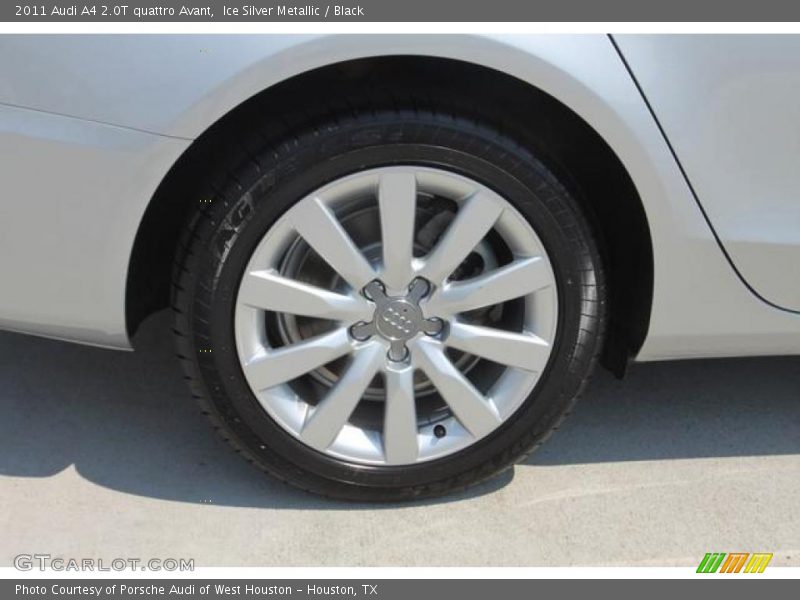 Ice Silver Metallic / Black 2011 Audi A4 2.0T quattro Avant