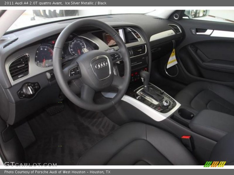 Ice Silver Metallic / Black 2011 Audi A4 2.0T quattro Avant