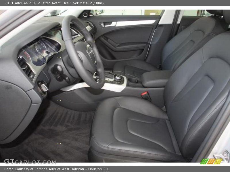 Ice Silver Metallic / Black 2011 Audi A4 2.0T quattro Avant