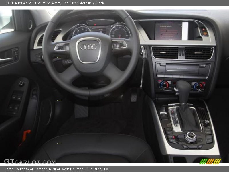 Ice Silver Metallic / Black 2011 Audi A4 2.0T quattro Avant