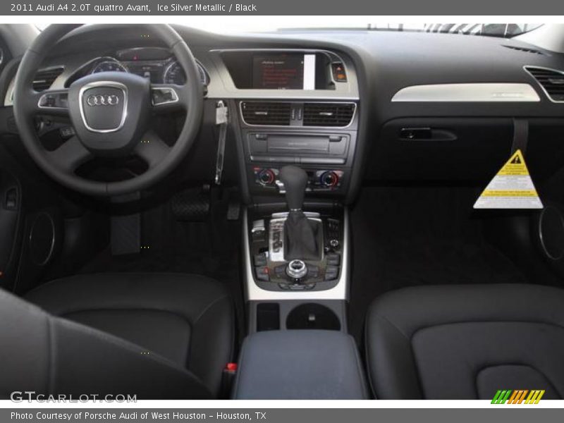 Ice Silver Metallic / Black 2011 Audi A4 2.0T quattro Avant