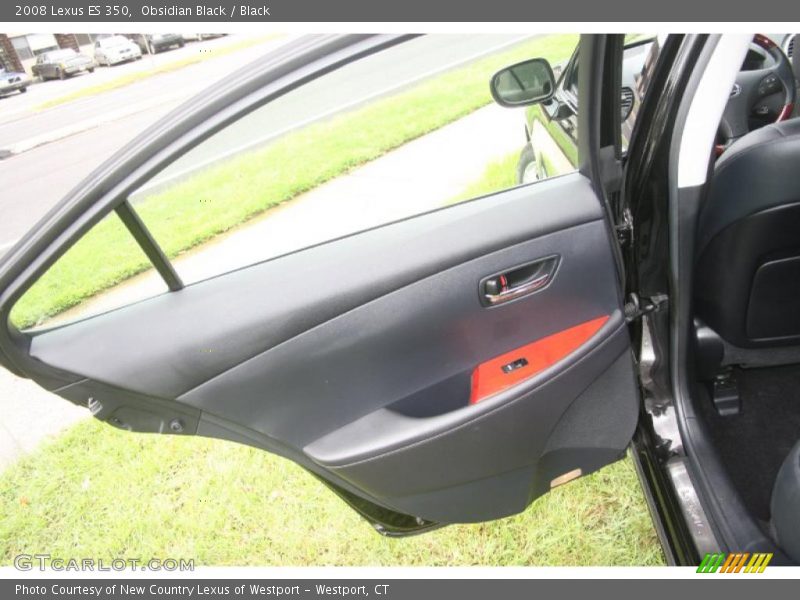 Obsidian Black / Black 2008 Lexus ES 350