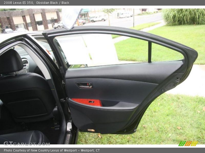 Obsidian Black / Black 2008 Lexus ES 350