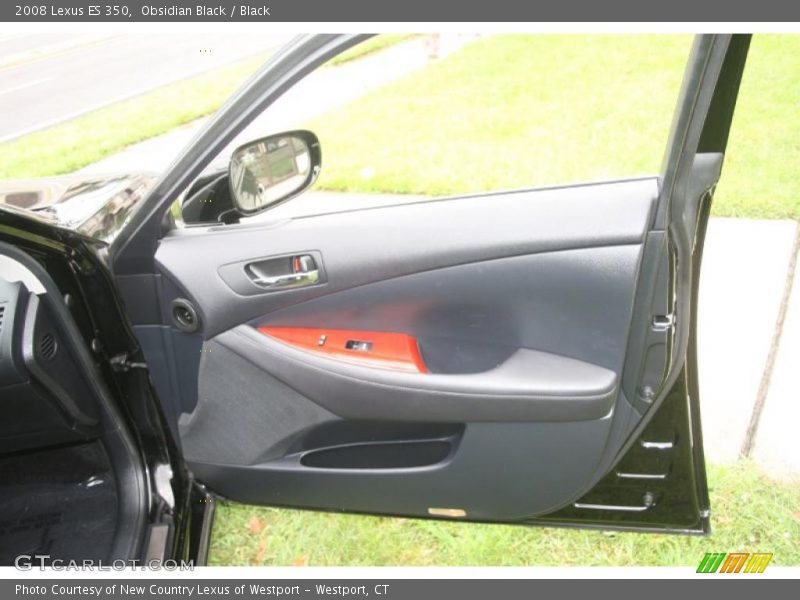 Obsidian Black / Black 2008 Lexus ES 350