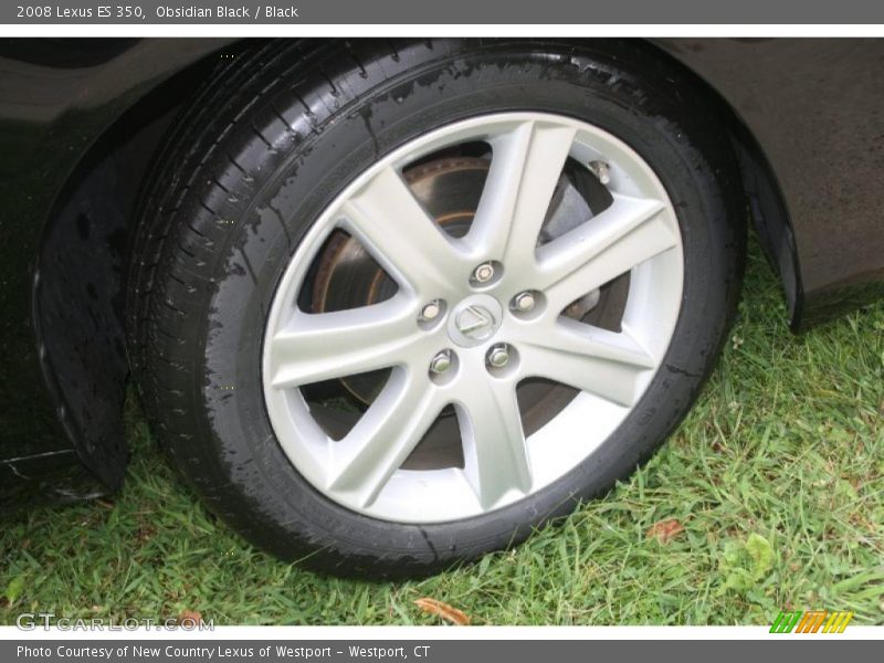 Obsidian Black / Black 2008 Lexus ES 350