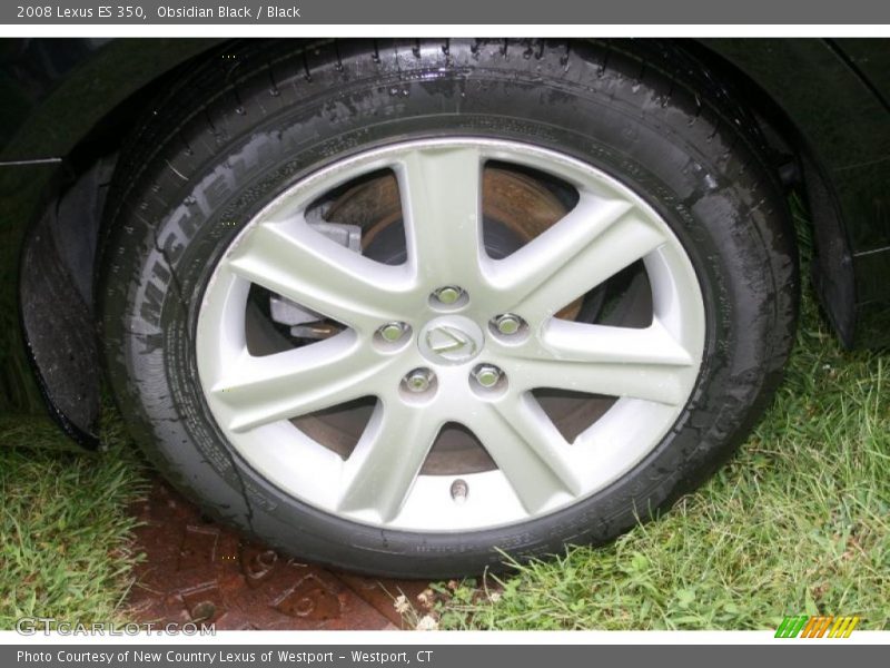 Obsidian Black / Black 2008 Lexus ES 350