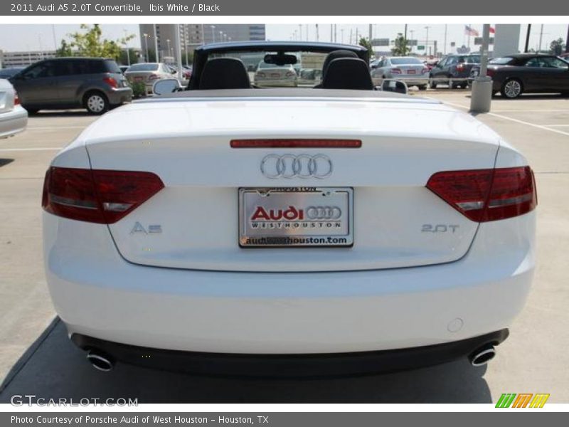 Ibis White / Black 2011 Audi A5 2.0T Convertible