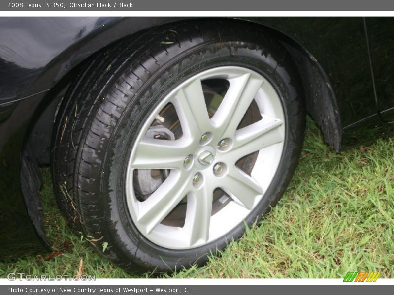 Obsidian Black / Black 2008 Lexus ES 350