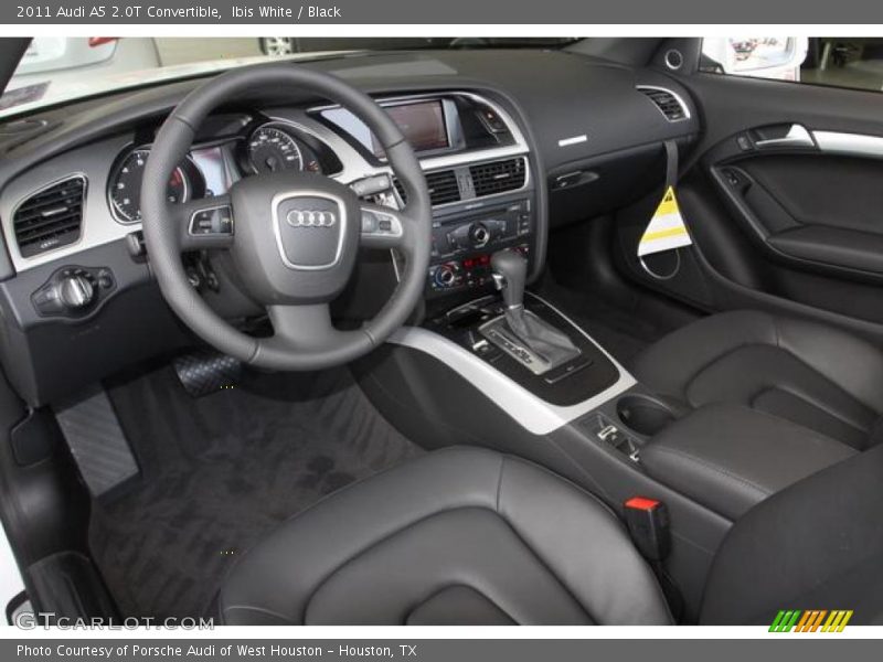 Ibis White / Black 2011 Audi A5 2.0T Convertible
