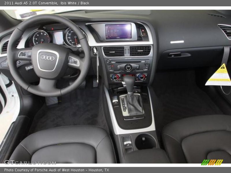 Ibis White / Black 2011 Audi A5 2.0T Convertible