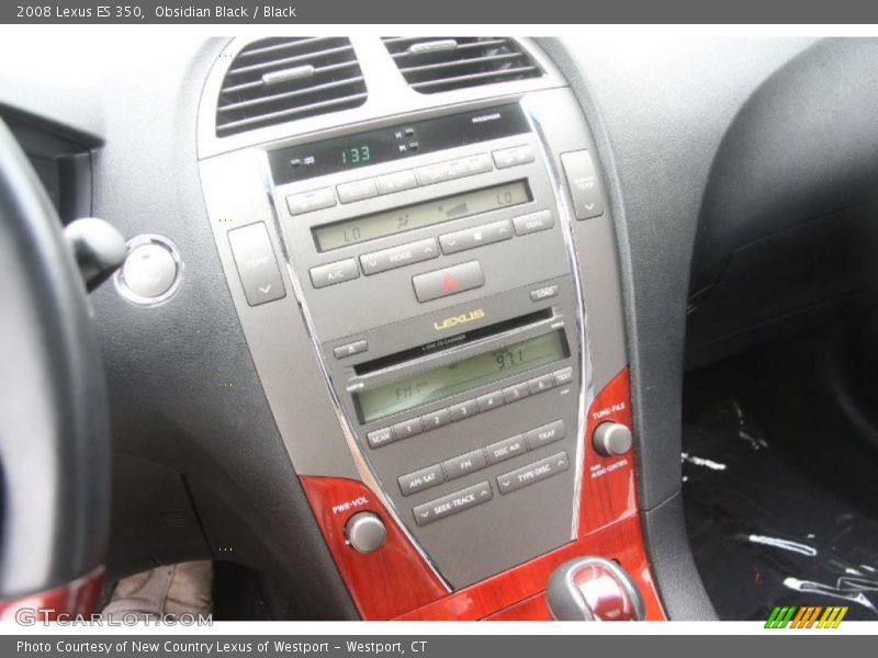 Obsidian Black / Black 2008 Lexus ES 350
