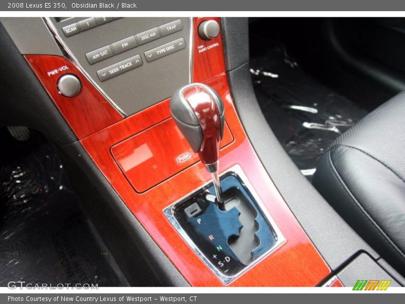 Obsidian Black / Black 2008 Lexus ES 350