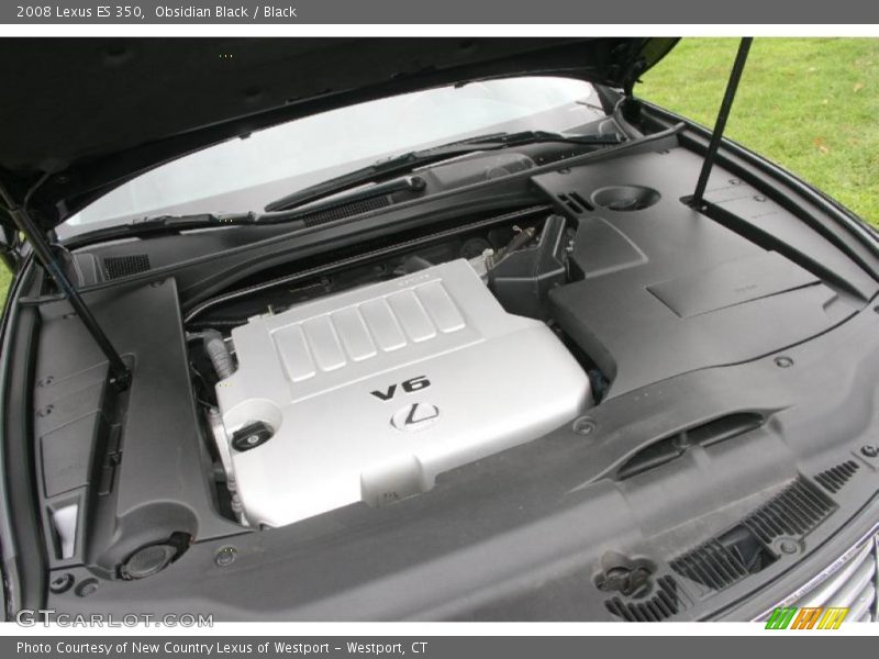Obsidian Black / Black 2008 Lexus ES 350
