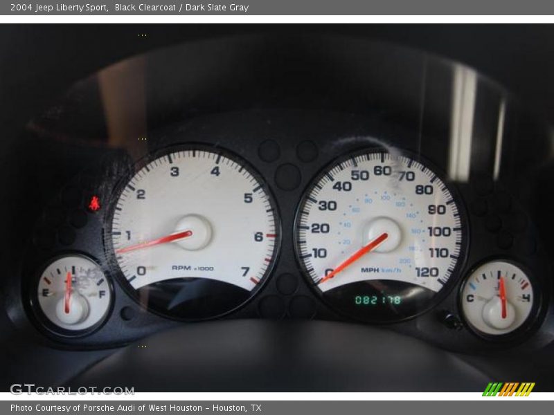 Black Clearcoat / Dark Slate Gray 2004 Jeep Liberty Sport