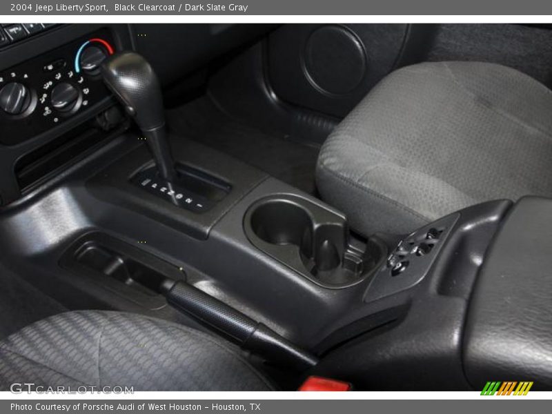 Black Clearcoat / Dark Slate Gray 2004 Jeep Liberty Sport