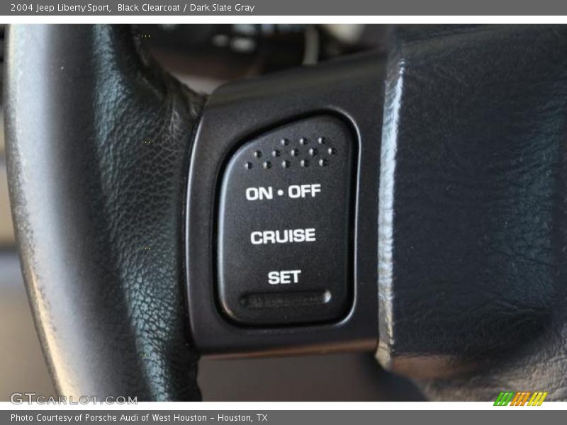 Black Clearcoat / Dark Slate Gray 2004 Jeep Liberty Sport