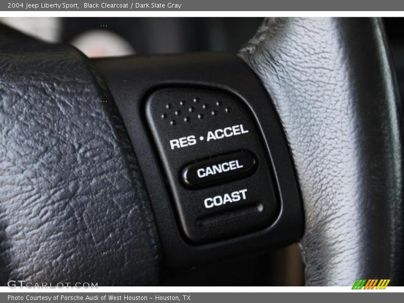 Black Clearcoat / Dark Slate Gray 2004 Jeep Liberty Sport