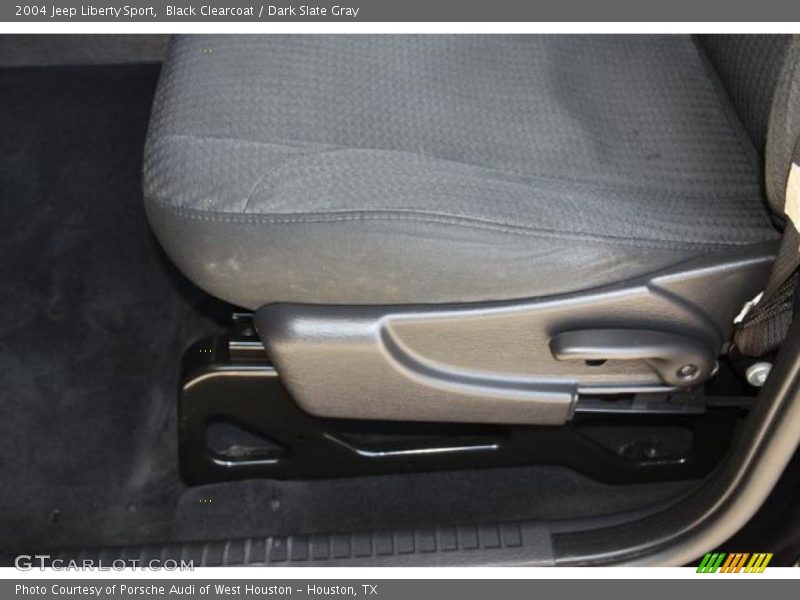 Black Clearcoat / Dark Slate Gray 2004 Jeep Liberty Sport