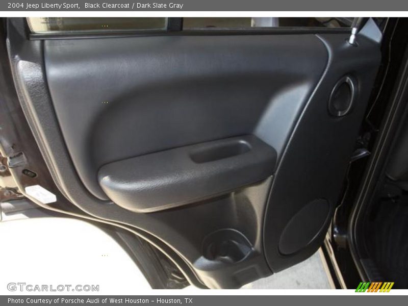 Black Clearcoat / Dark Slate Gray 2004 Jeep Liberty Sport