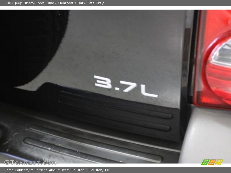 Black Clearcoat / Dark Slate Gray 2004 Jeep Liberty Sport